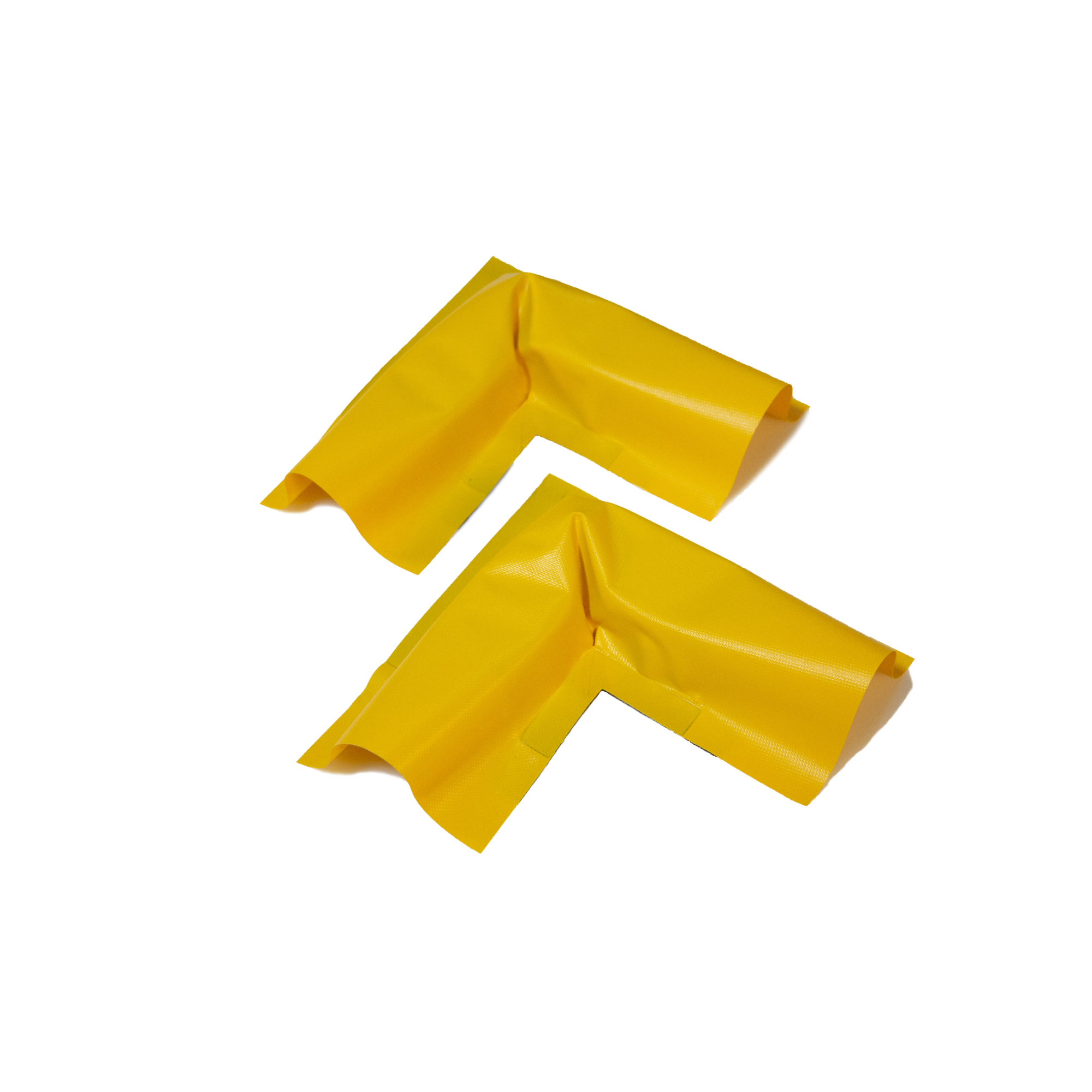 Justrite Make-A-Berm Corner Set — 4in. High, PVC Coated, 2 Pcs, Model# 28477